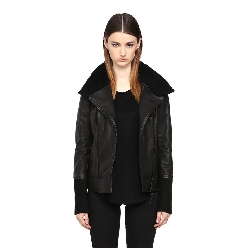 lightweight coatSafira Leather Jacket