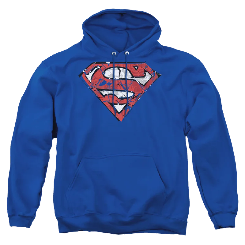 oversized hooded sweatshirtSuperman Ripped And Shredded - Pullover Hoodie