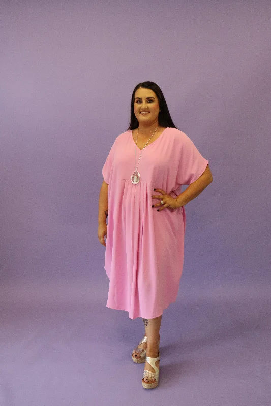 relaxed fit dressLexi Dress in Pink