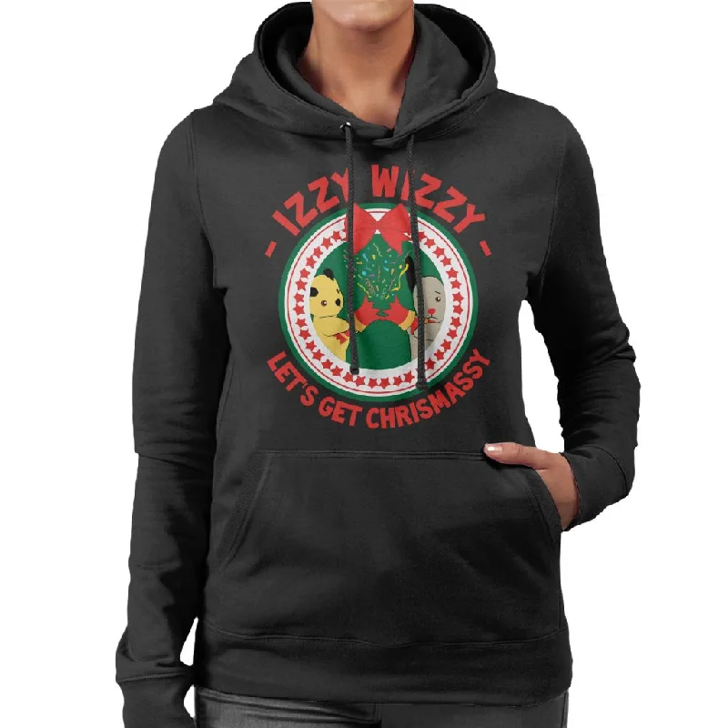 minimal hoodieSooty Christmas Lets Get Chrismassy Women's Hooded Sweatshirt