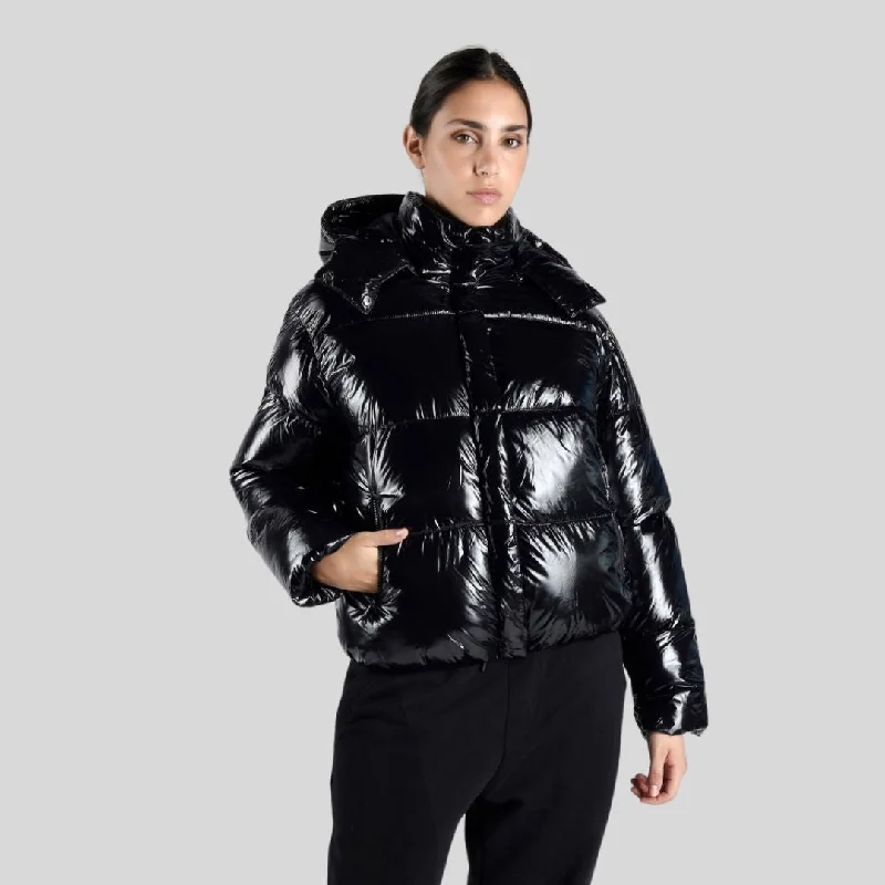 utility coatMingan Jacket (Shiny Black)