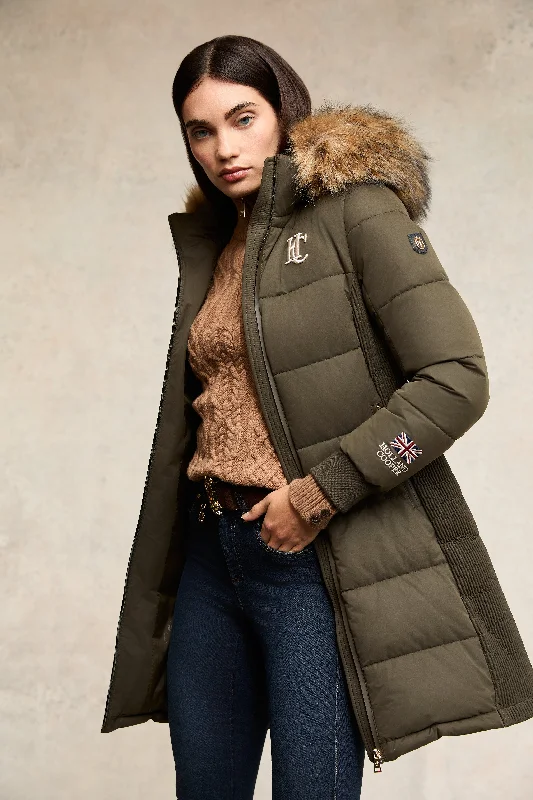 comfortable outerwearTeam Padded Coat (Khaki)