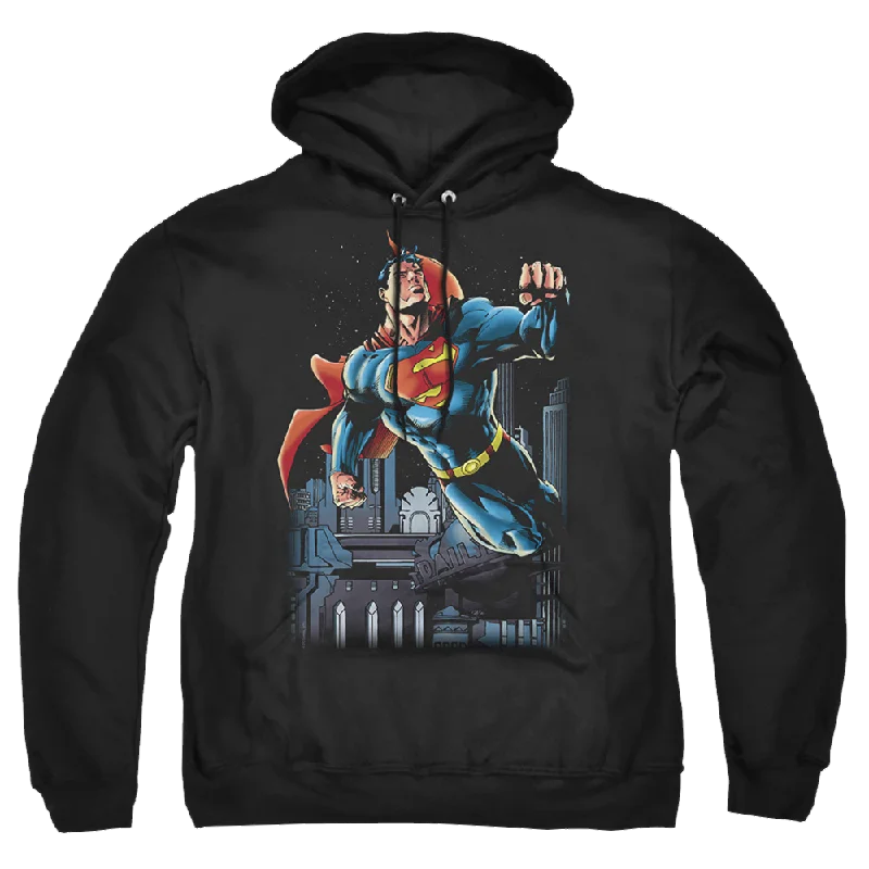 warm hooded sweatshirtSuperman Night Fight - Pullover Hoodie