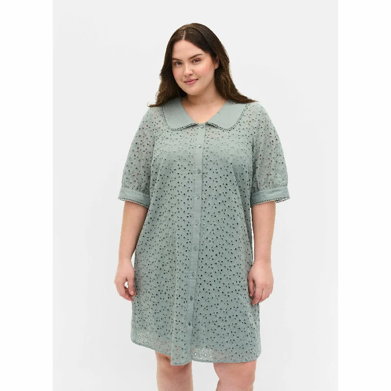 winter dressZizzi Meddy Dress in Silver Blue