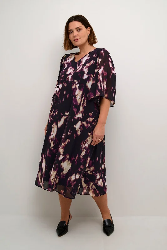 shift dressKaffe Curve Nour Dress in Purple