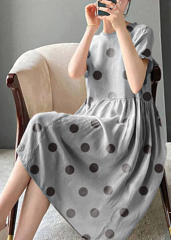 Grey polka dots/Ships 15 Days