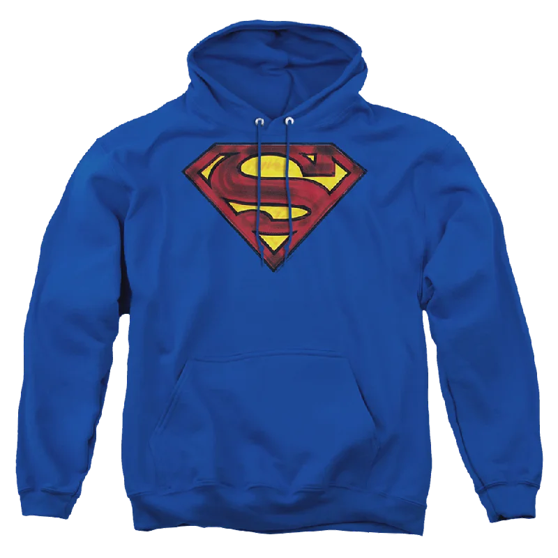 cozy hoodie for cold weatherSuperman Charcoal Shield - Pullover Hoodie