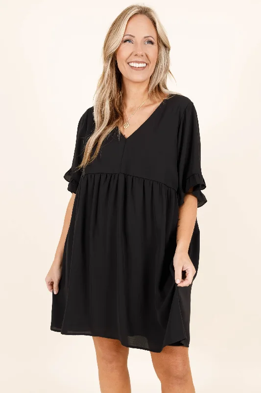 midi dressFlow My Own Way Dress, Black