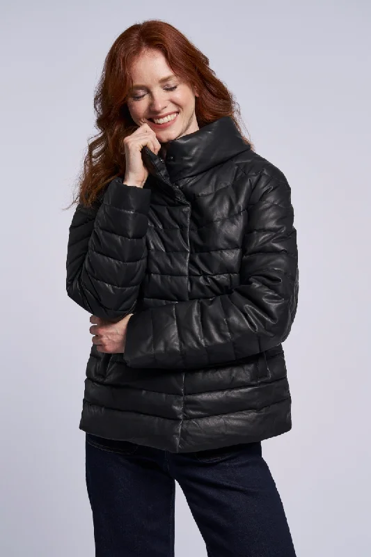 cozy fleece coat497 Leather and down jacket