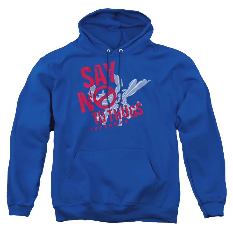 casual hoodie with logoSuperman Say No To Thugs - Pullover Hoodie