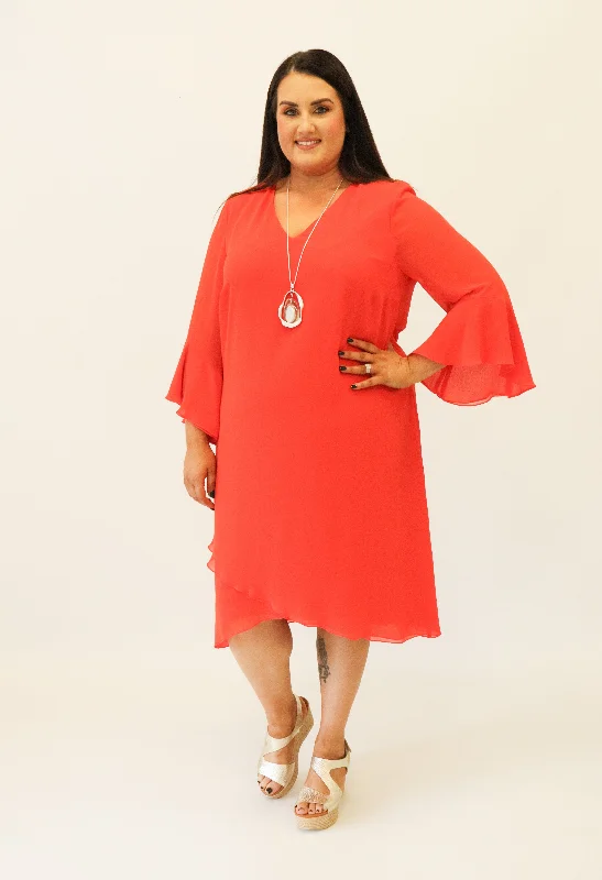 tiered dressGodske Dress in Orange