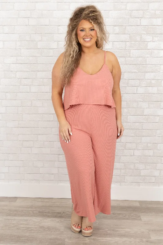 flowy evening dressFinding My Peace Jumpsuit, Ash Rose