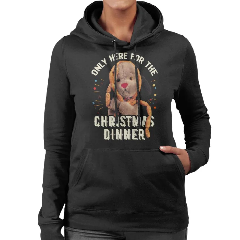 performance hooded sweatshirtSooty Christmas Sweep Only Here For The Christmas Dinner Women's Hooded Sweatshirt