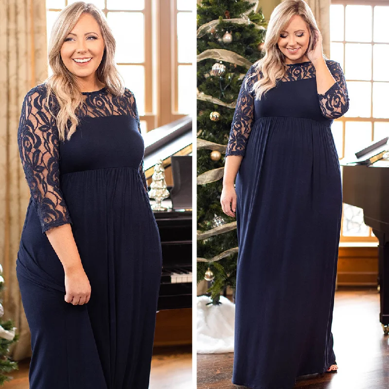 layered dressLooking Elegant Maxi Dress, Navy