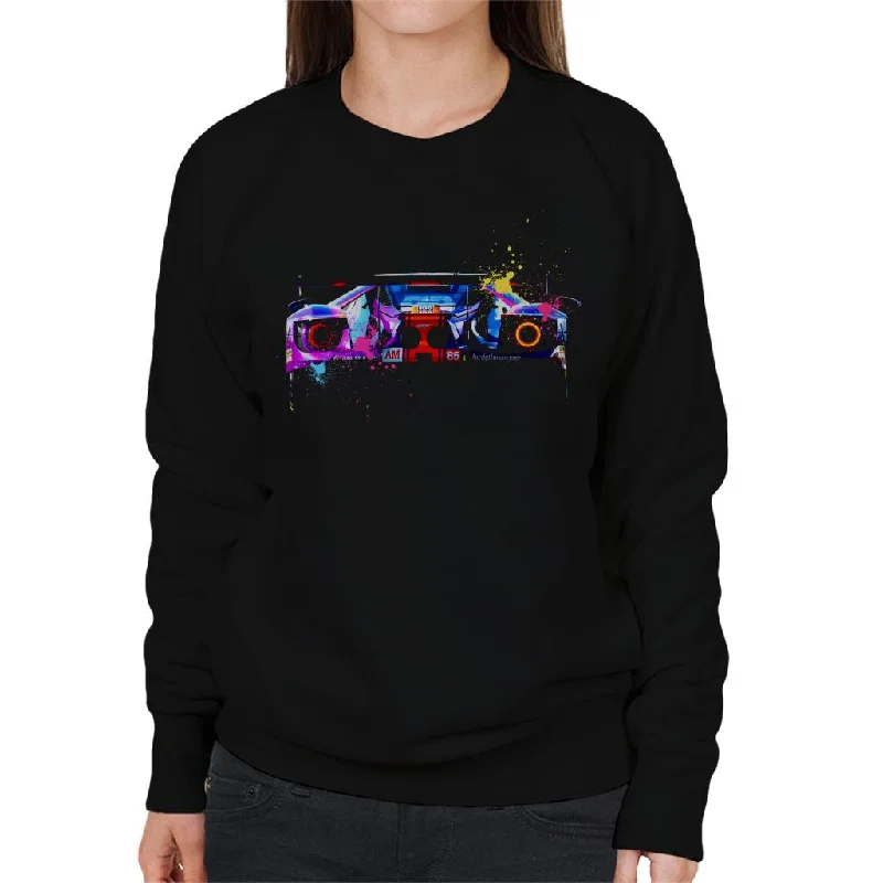 Motorsport Images Ford GT Keating Bleekemolen Fraga Women's Sweatshirt