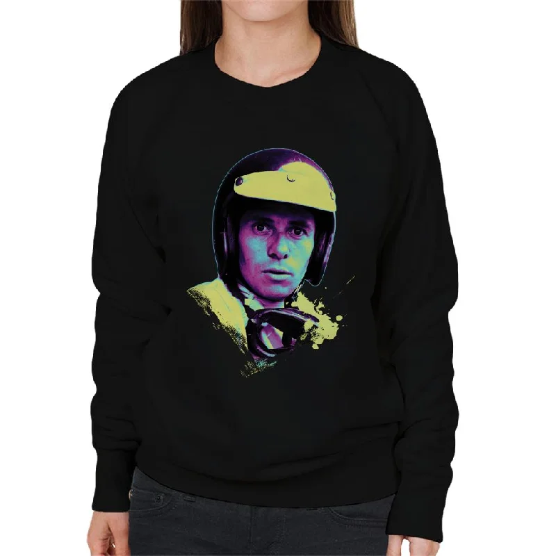 Motorsport Images Jim Clark Portrait Women's Sweatshirt