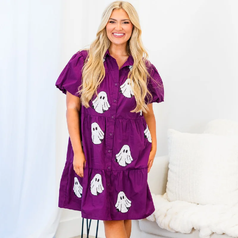 summer floral dressGhoul Glam Dress, Purple