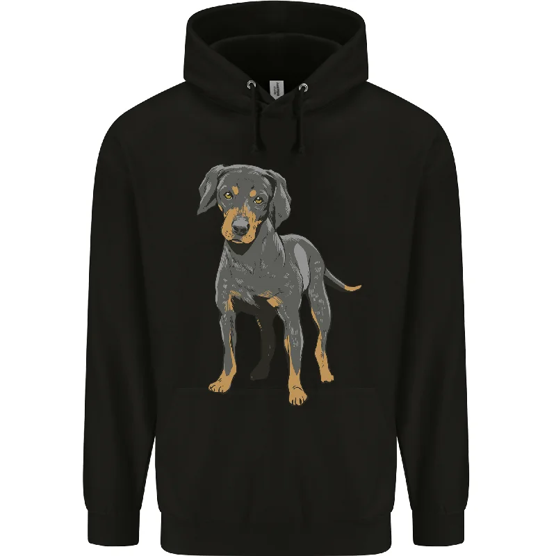 cool street hoodieA Coonhound Dog Mens 80% Cotton Hoodie