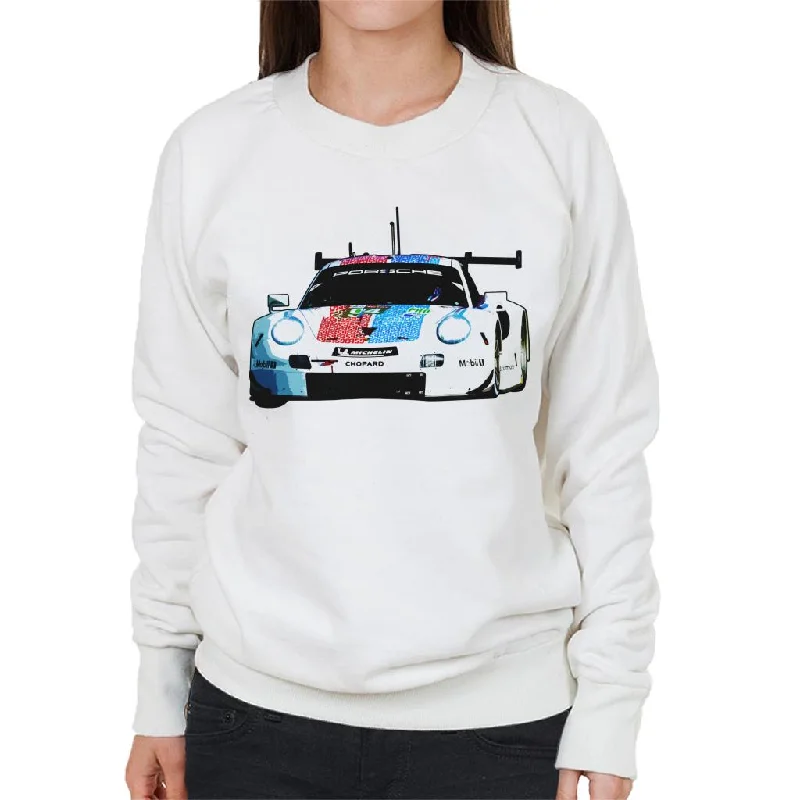 Motorsport Images RSR Muller Jaminet Olsen Women's Sweatshirt