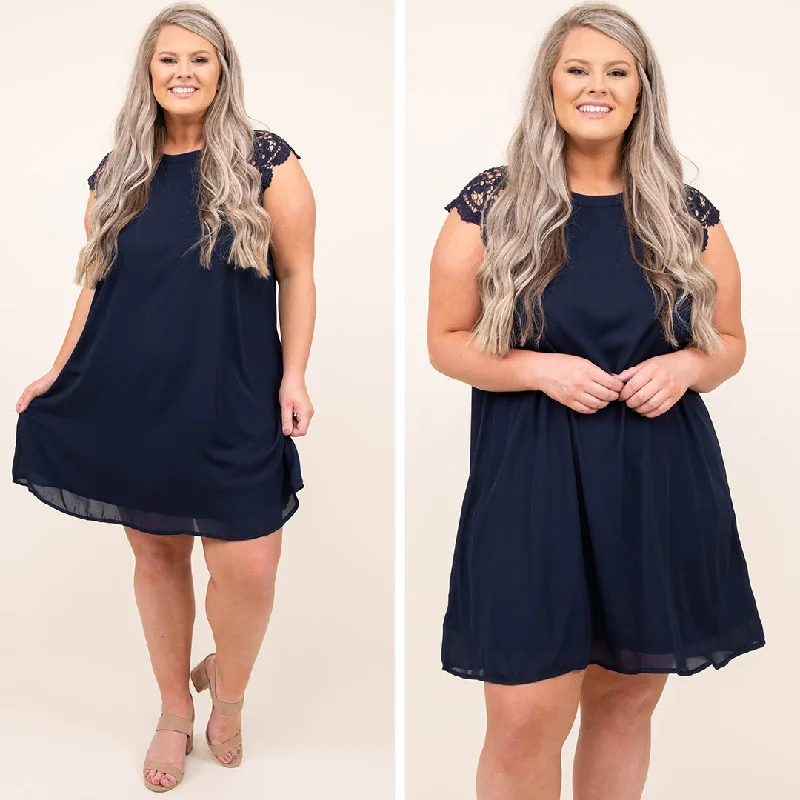 bohemian dressWhy Not Fall In Love Dress, Navy