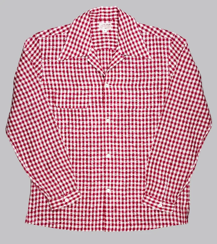 Bryceland's Sports Shirt Red Gingham