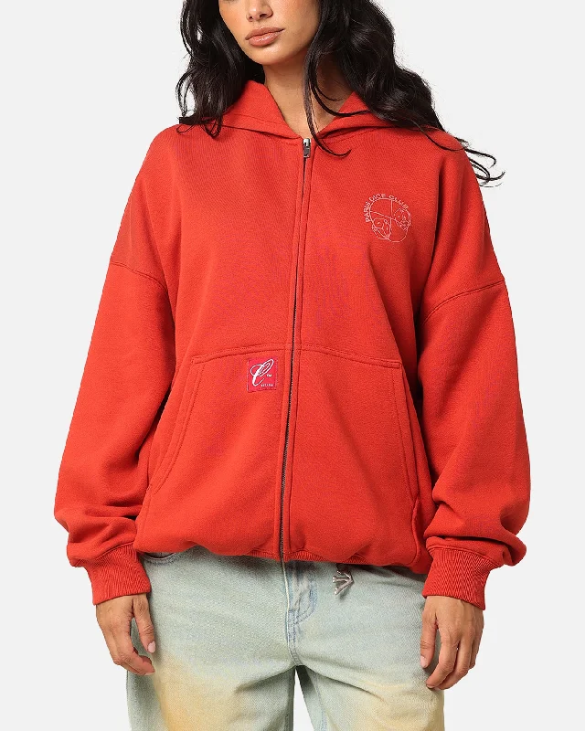 comfortable hooded sweatshirtCarre Shoot Out Full Zip Hoodie Red