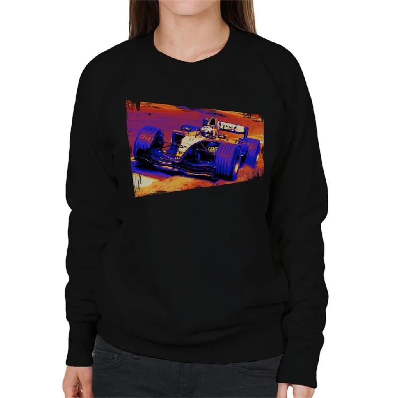 Motorsport Images Coulthard McLaren MP4 19 Final Corner Women's Sweatshirt