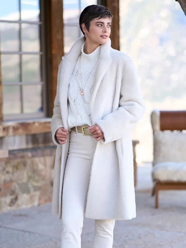 classic trench coatDiana Reversible Shearling Coat