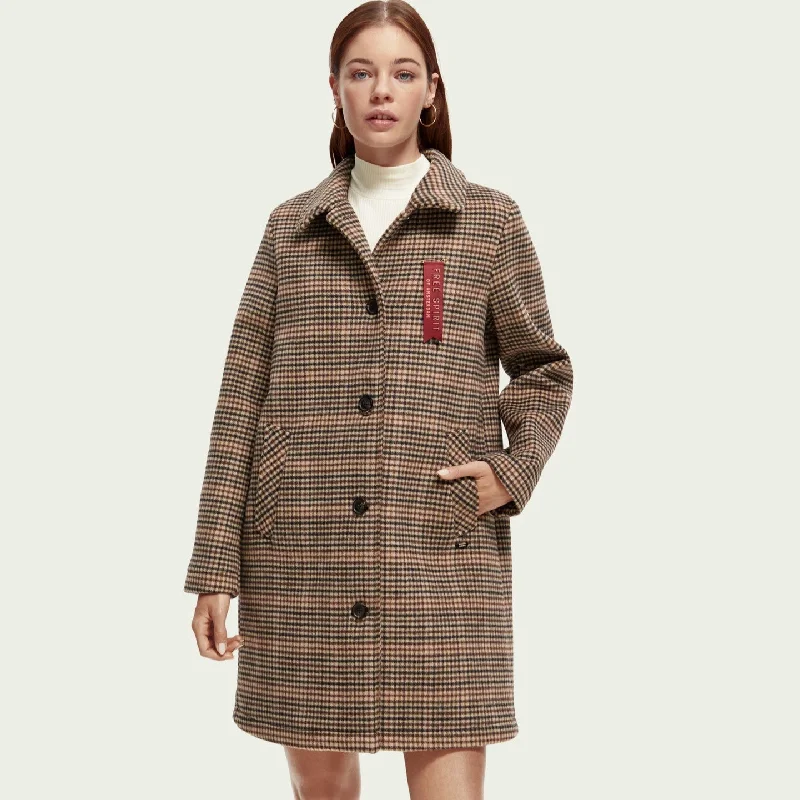 soft coatWool-Blended Tailored Coat (Combo X)