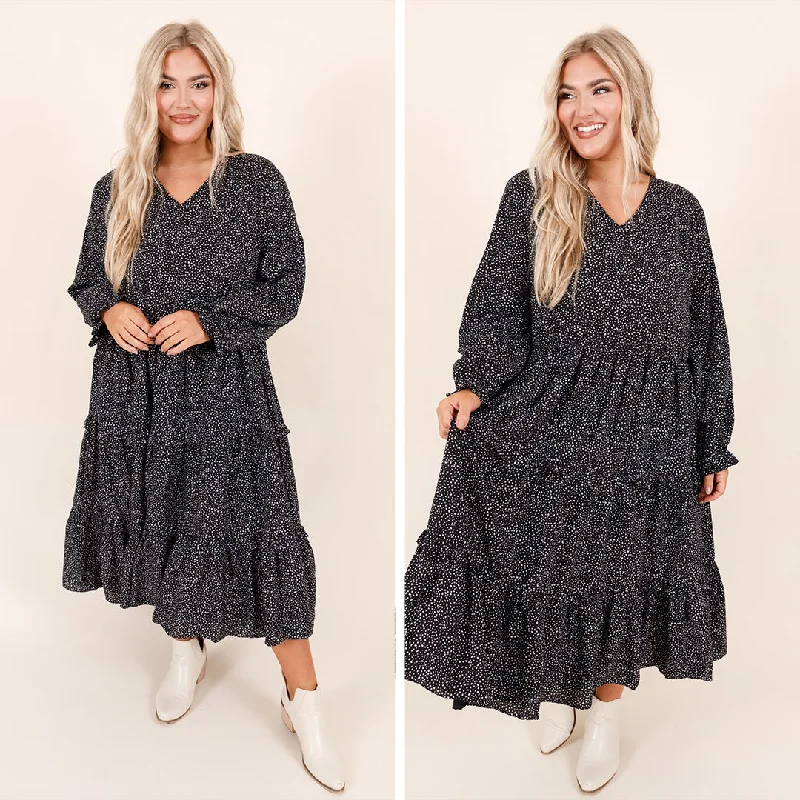 bohemian dressAlways Running Errands Dress, Black