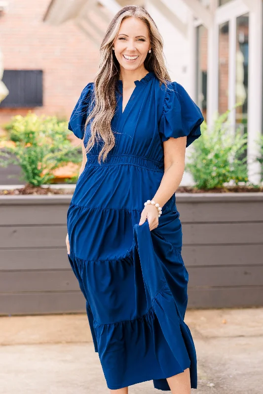 long sleeve dressEverything I Love Dress, Navy