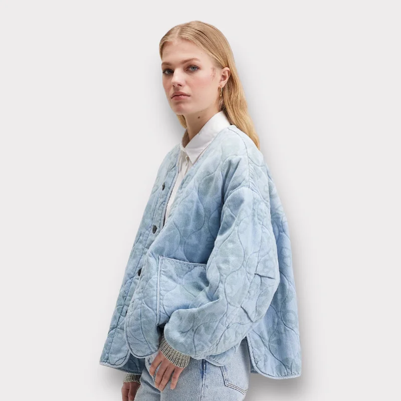 fitted trench coatBellerose Koala Jacket Blue Beach