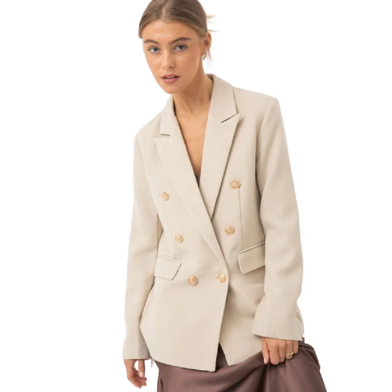 cozy fleece coatTweed Blazer (Natural)