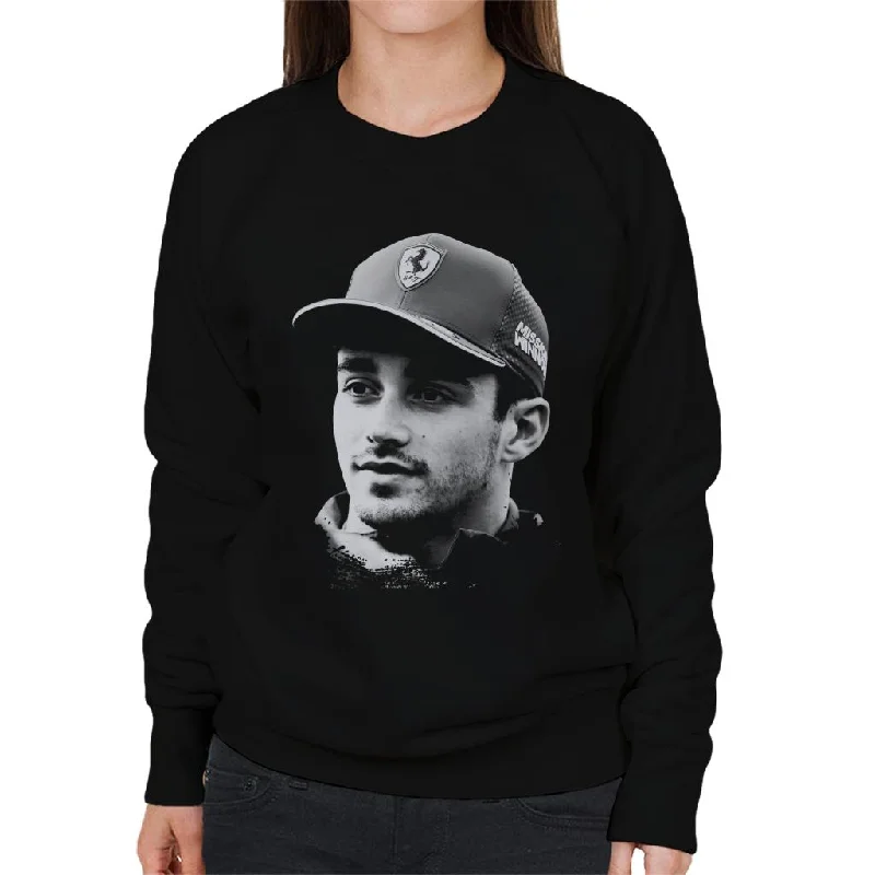 Motorsport Images Charles Leclerc Selfie With Fan Women's Sweatshirt