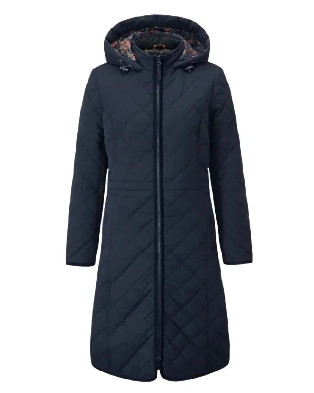 street style coatAlan Paine Ladies Surrey Quilted Long Coat