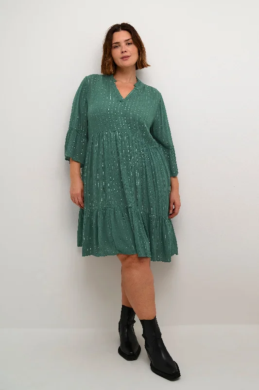 printed dressKaffe Curve Lio Dress in Green