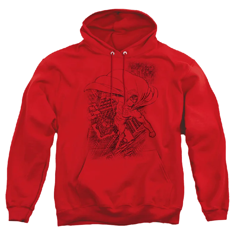 breathable hoodieSuperman In The City - Pullover Hoodie