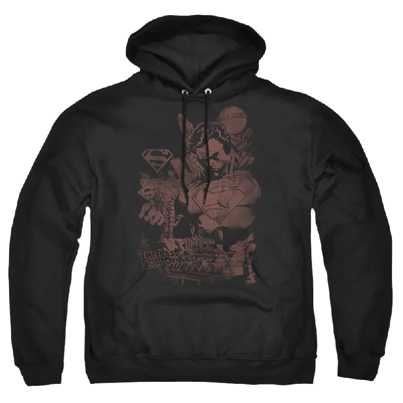 warm pullover hoodieSuperman Somber Power - Pullover Hoodie