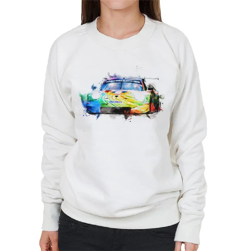 Motorsport Images Porsche 911 RSR Bergmeister Lindsey Women's Sweatshirt