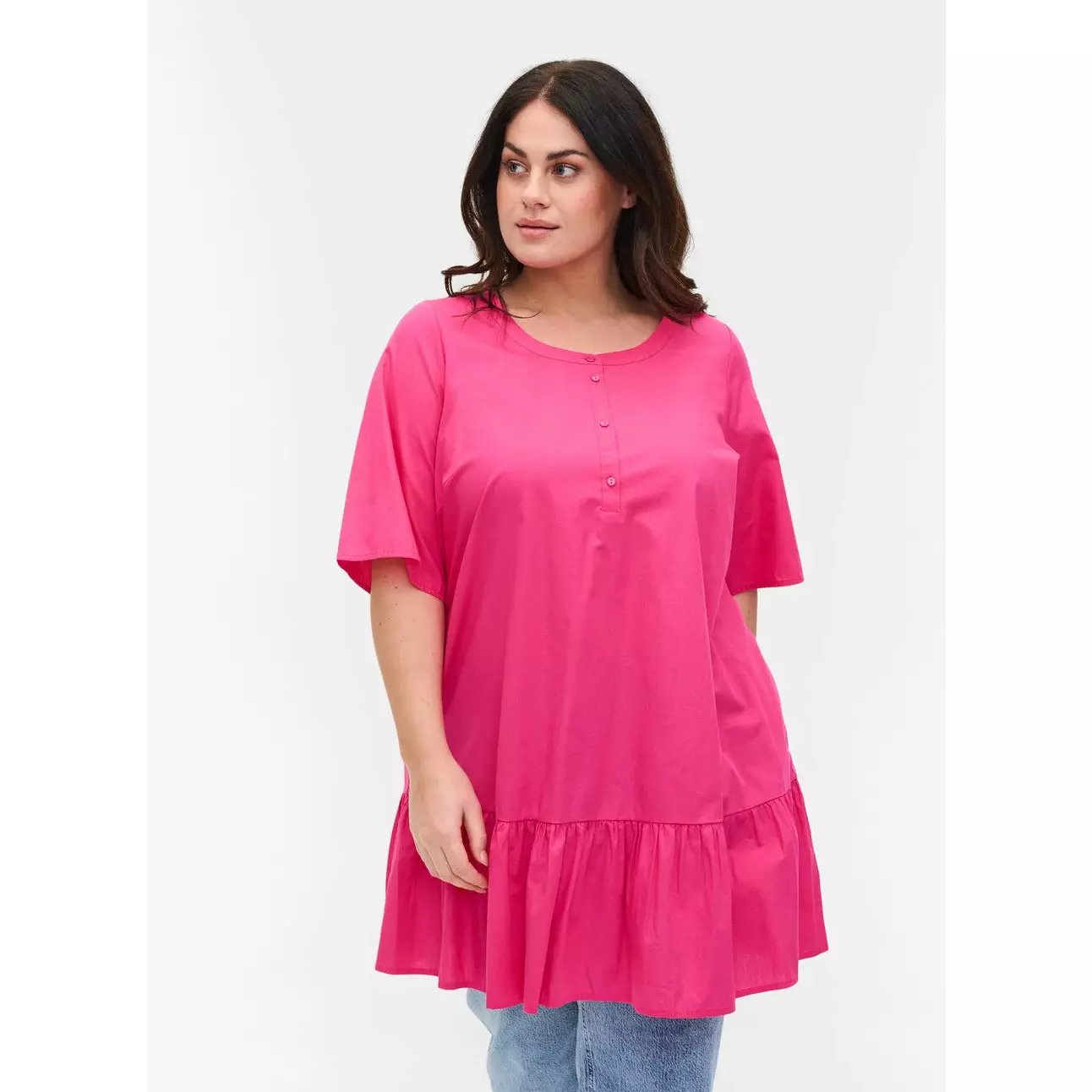 elegant shift dressZizzi Tunic in Magenta