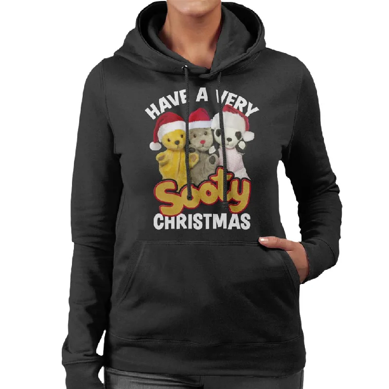 cool graphic hoodieSooty Christmas Have A Very Sooty Christmas Women's Hooded Sweatshirt