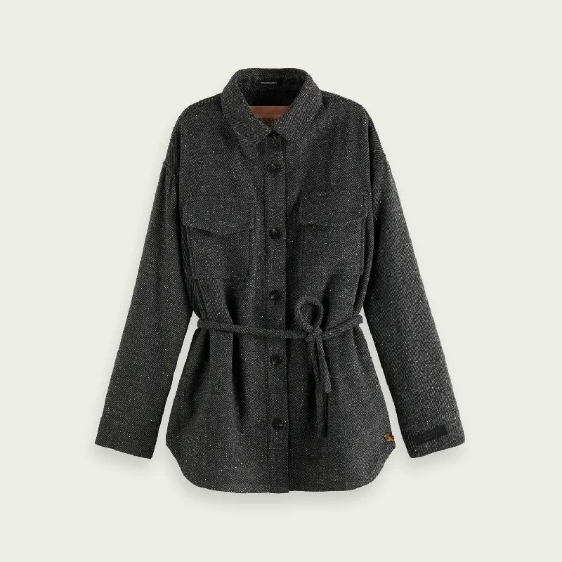 vintage trench coatOversized Wool-Blend Jacket