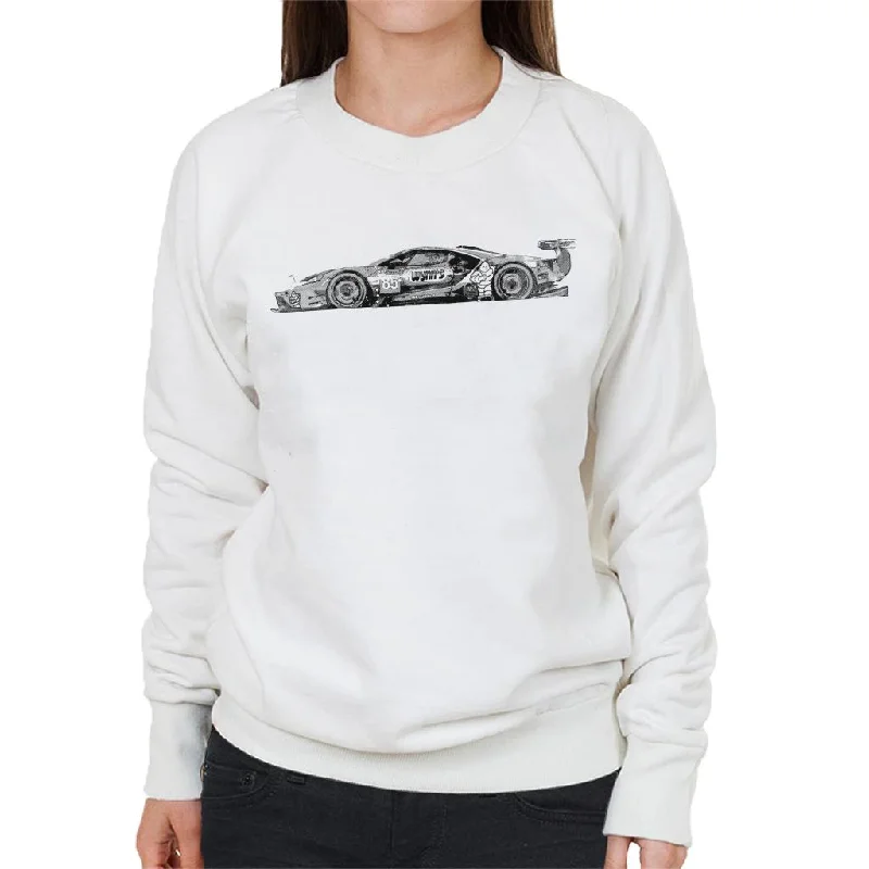 Motorsport Images Ford GT Priaulx Tincknell Women's Sweatshirt