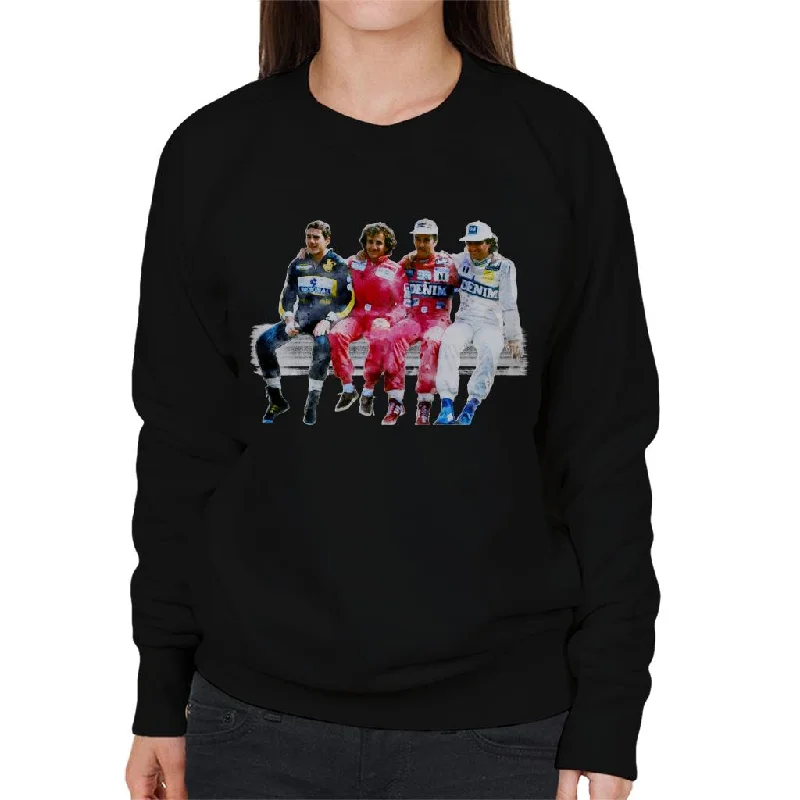 Motorsport Images Mansell Piquet Prost Senna Pitwall Women's Sweatshirt