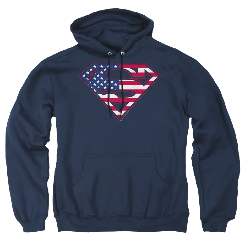 casual streetwear hoodieSuperman U S Shield - Pullover Hoodie