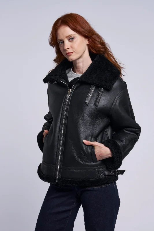 urban casual coat270 Genuine Shearling MC  January Special $450 less 20% now $360 use code Jan20