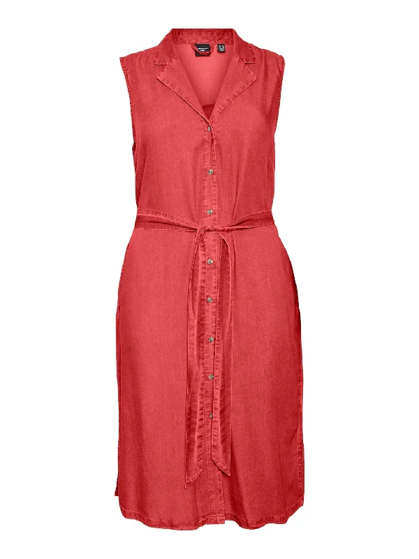 printed dressVero Moda Curve Bree Orange Dress