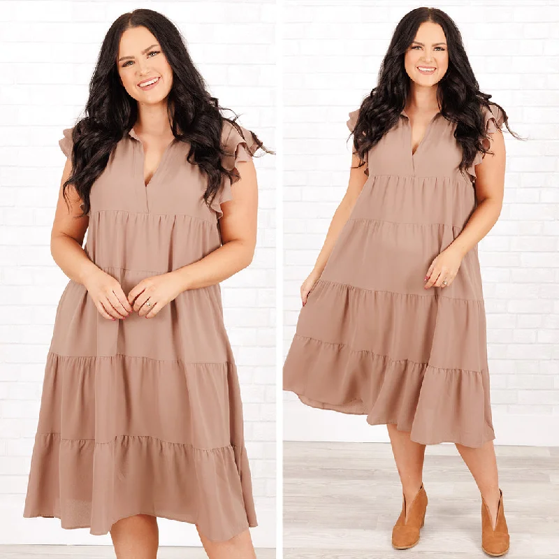 party dressPlay Time Dress, Mocha