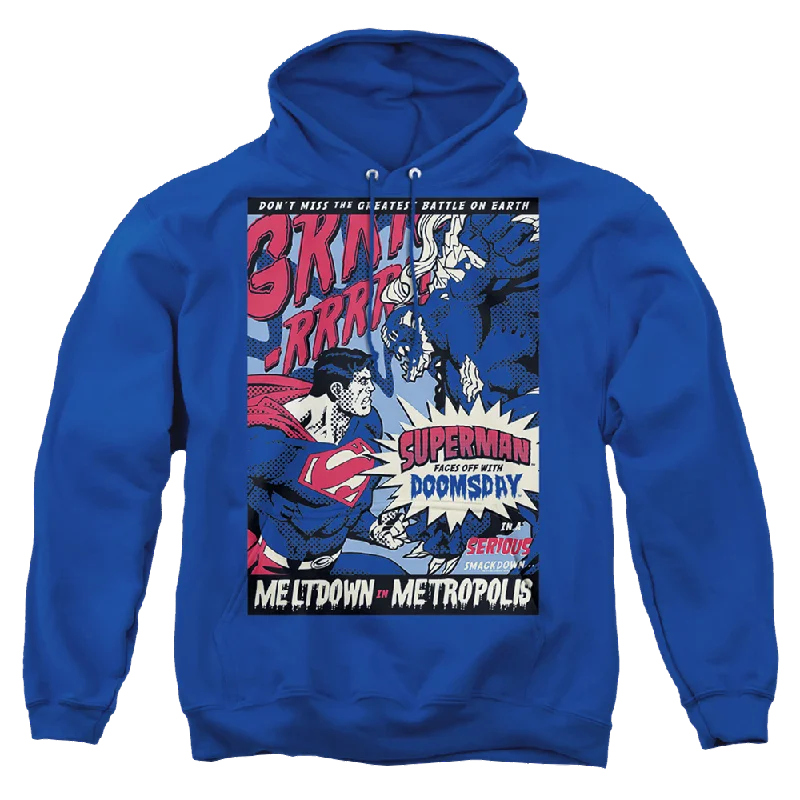 minimal hoodieSuperman Meltdown - Pullover Hoodie