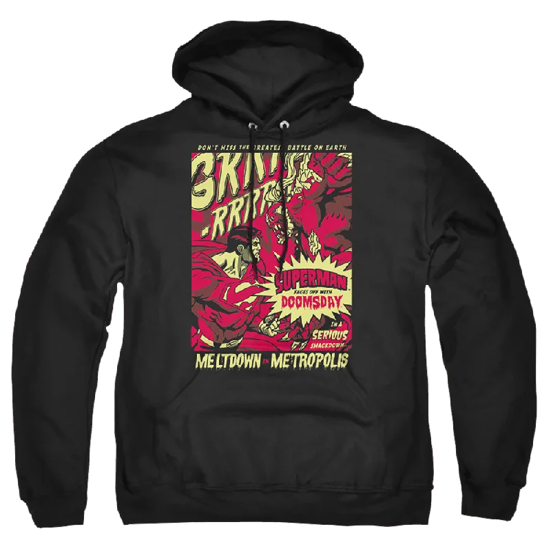 comfortable hoodieSuperman Metropolis Meltdown - Pullover Hoodie